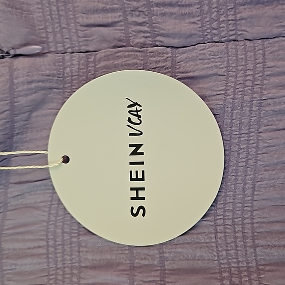 Shein NWT Flowy Mini Dress with Puffy Sleeves Sz. XL - Picture 5 of 6